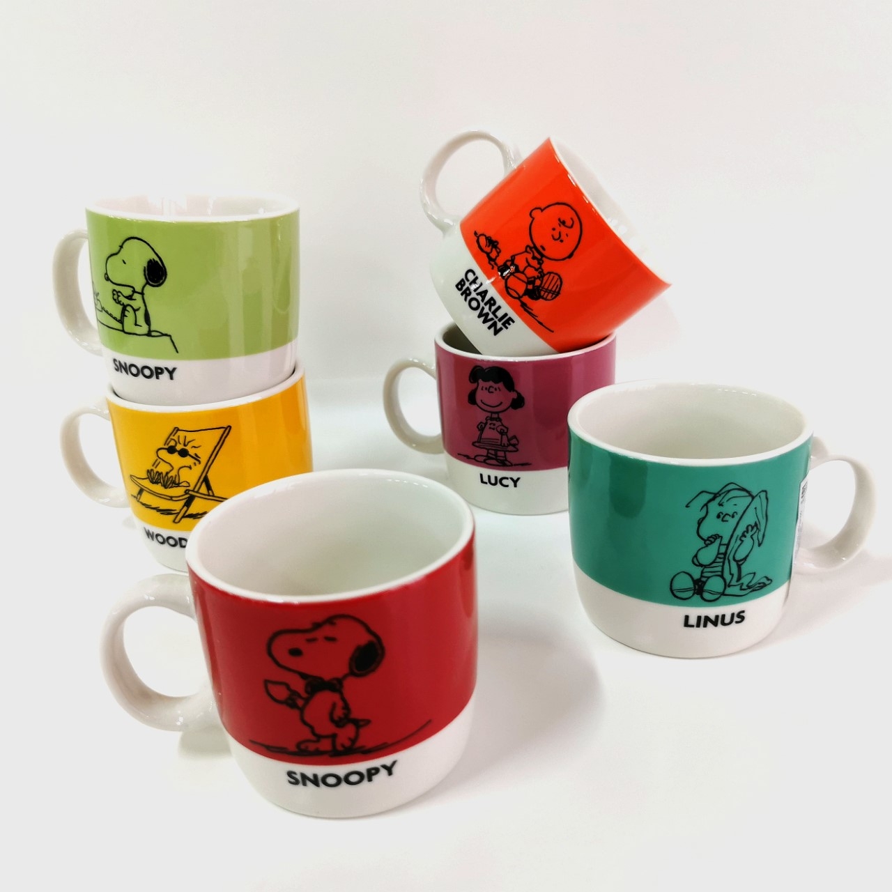 Acquista online Set 6 tasses de PEANUTS ml 100 assortis Excelsa